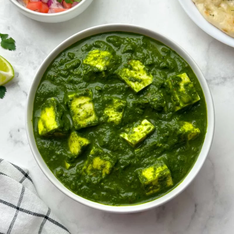 Palak Paneer Recipe I Home Made Palak Paneer Indian Healthy Recipes 