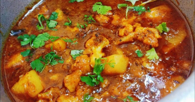 Aloo Gobi Curry Gravy Recipe